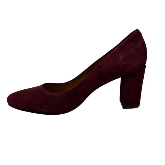 Vionic Mariana Pumps Heels Womens Wine Suede Leather Orthotic Size 10 - Picture 5 of 10